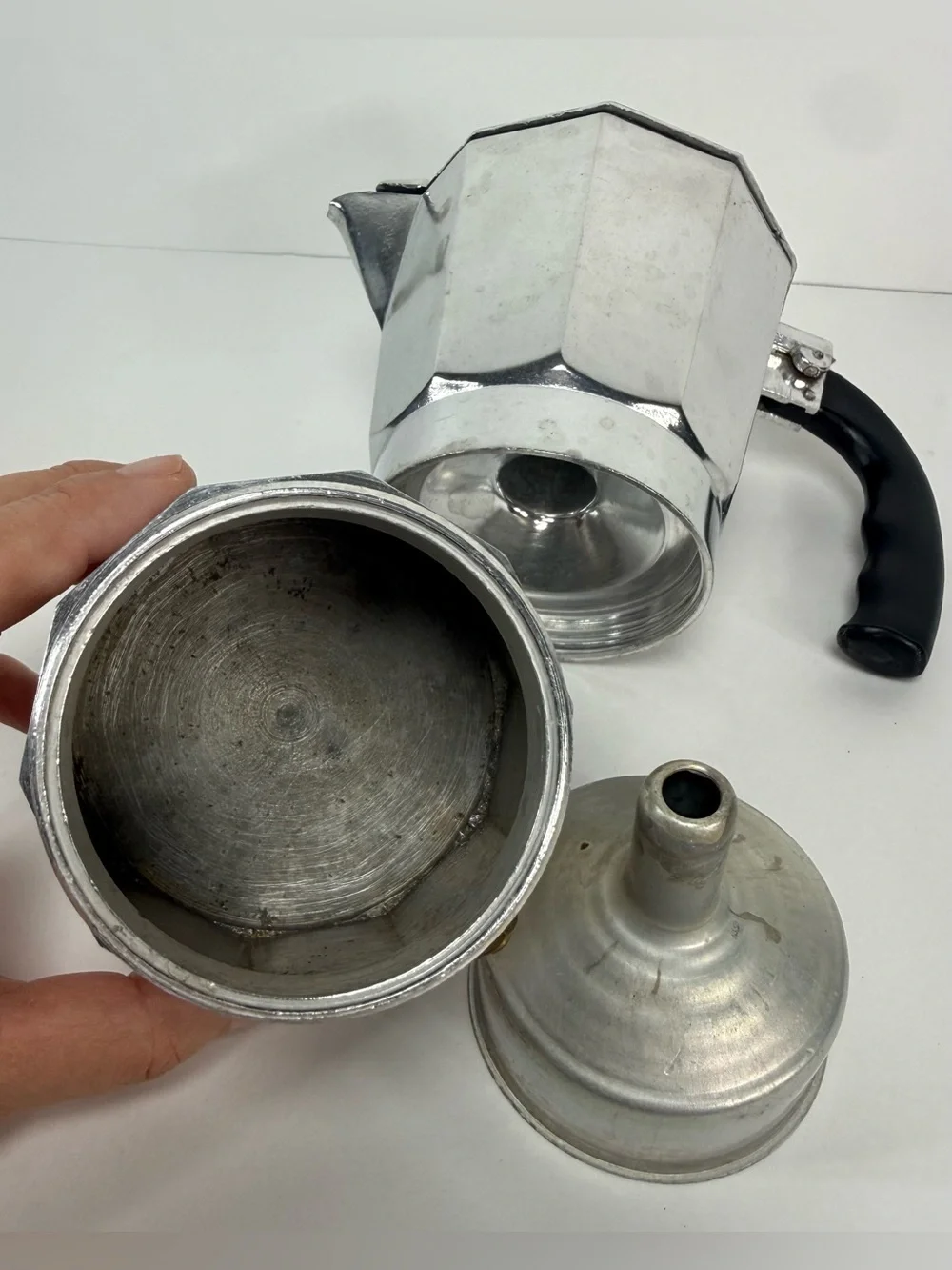 Heavy Duty Stove Top Percolator Coffee Pot Maker Aluminum Steel